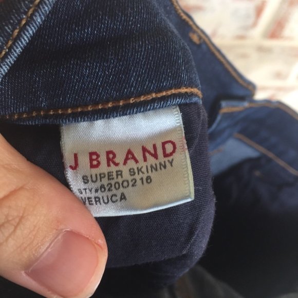 J BRAND Super Skinny Stretch Jeans Veruca Wash 27 - Picture 9 of 10